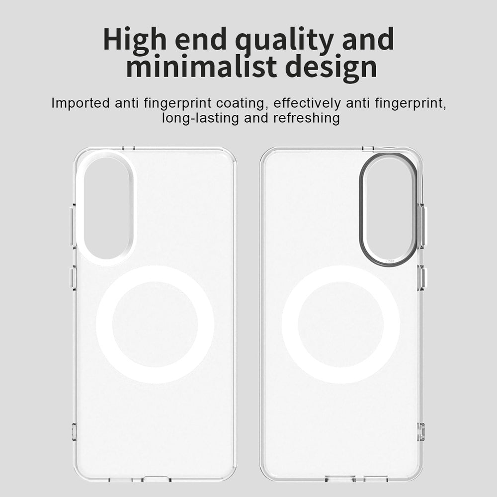 MagSafe-deksel for Samsung Galaxy S25 Edge S937, Techsuit, CandyCase, Hvit