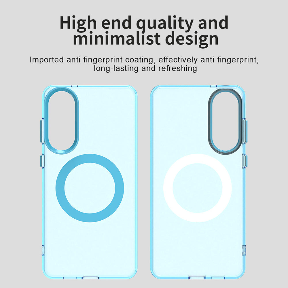 MagSafe-deksel for Samsung Galaxy S25 Edge S937, Techsuit, CandyCase, Blå
