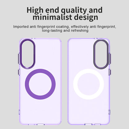 MagSafe-deksel for Samsung Galaxy S25 Edge S937, Techsuit, CandyCase, Lilla