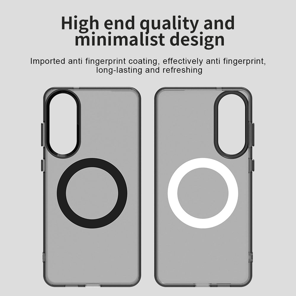MagSafe-deksel for Samsung Galaxy S25 Edge S937, Techsuit, CandyCase, Svart