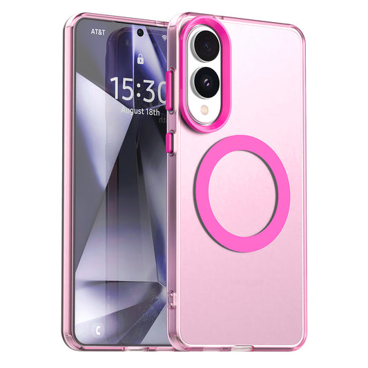 MagSafe-deksel for Samsung Galaxy S25 Edge S937, Techsuit, CandyCase, Rosa