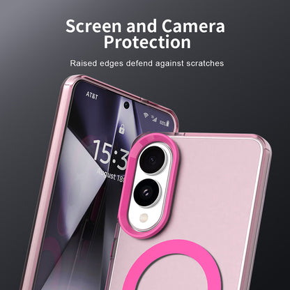 MagSafe-deksel for Samsung Galaxy S25 Edge S937, Techsuit, CandyCase, Rosa