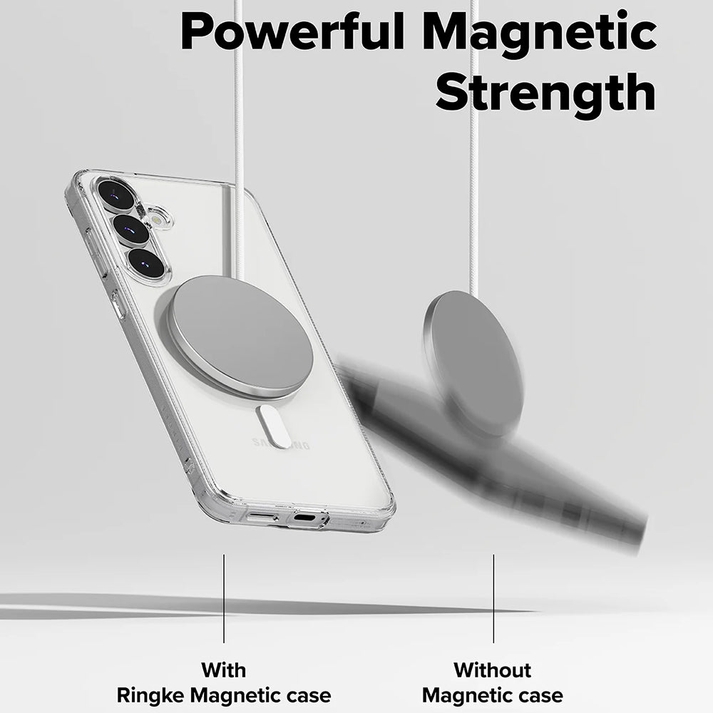 MagSafe-deksel for Samsung Galaxy S25 FE, Ringke, Fusion, Transparent