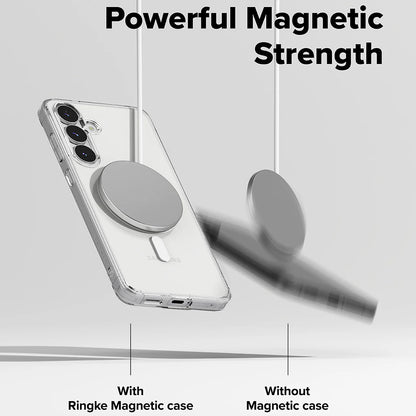 MagSafe-deksel for Samsung Galaxy S25 FE, Ringke, Fusion, Transparent