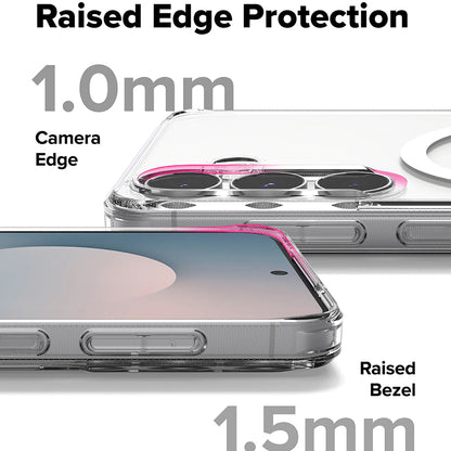 MagSafe-deksel for Samsung Galaxy S25 FE, Ringke, Fusion, Transparent