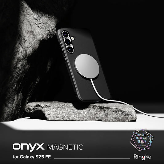 MagSafe-deksel for Samsung Galaxy S25 FE, Ringke, Onyx, svart