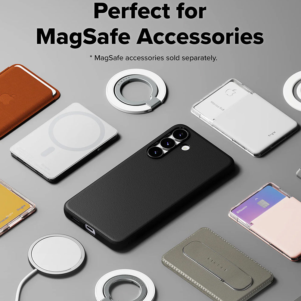 MagSafe-deksel for Samsung Galaxy S25 FE, Ringke, Onyx, svart