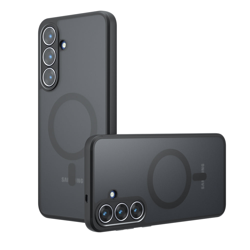 MagSafe-deksel for Samsung Galaxy S25 FE, Techsuit, PureFrost, Satinert Svart