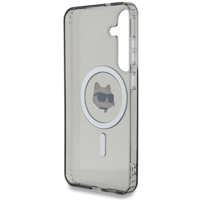MagSafe-deksel for Samsung Galaxy S25+ S936, Karl Lagerfeld, IML Choupette's Head, Svart