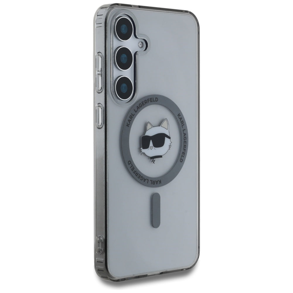 MagSafe-deksel for Samsung Galaxy S25+ S936, Karl Lagerfeld, IML Choupette's Head, Svart