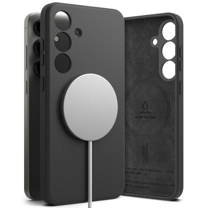 MagSafe-deksel for Samsung Galaxy S25+ S936, Ringke, Silikon, Svart