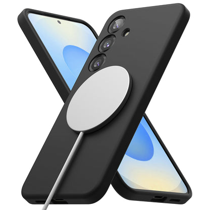 MagSafe-deksel for Samsung Galaxy S25+ S936, Ringke, Silikon, Svart