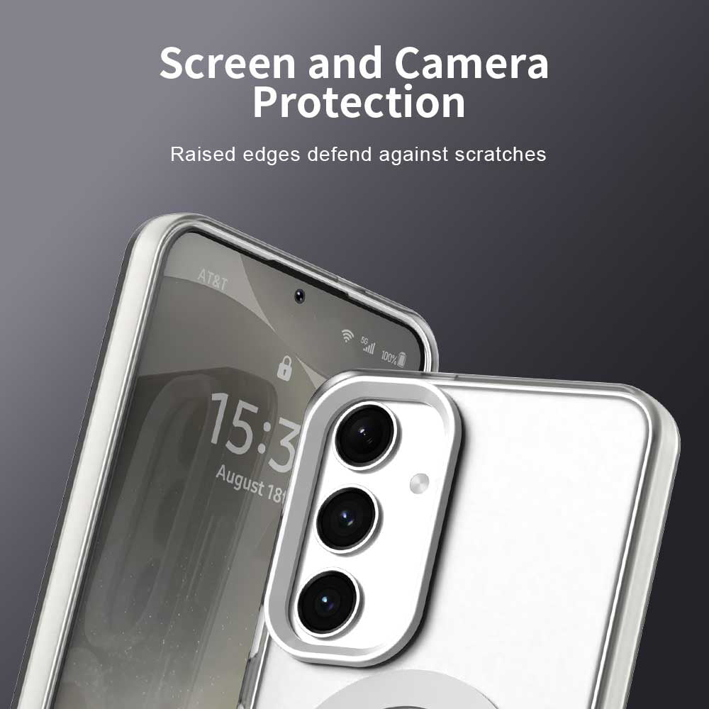 MagSafe-deksel for Samsung Galaxy S25+ S936 / S24+ S926, Techsuit, CandyCase, hvit