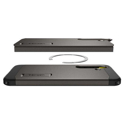 MagSafe-deksel for Samsung Galaxy S25+ S936, Spigen, Tough Armor, Grå