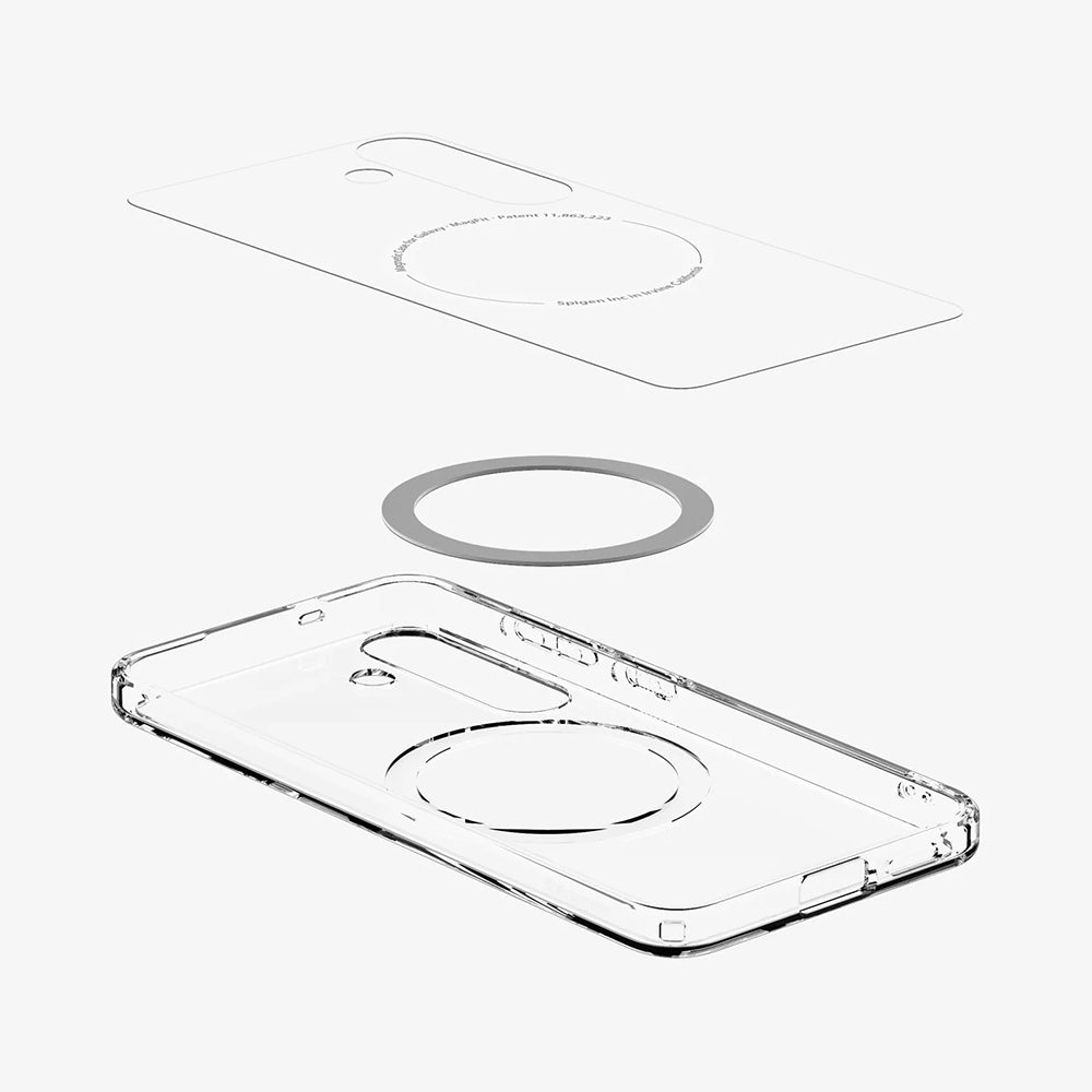 MagSafe-deksel for Samsung Galaxy S25+ S936, Spigen, Ultra Hybrid, Hvit ACS08981