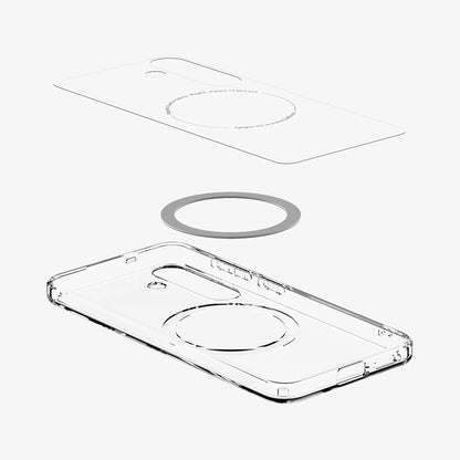 MagSafe-deksel for Samsung Galaxy S25+ S936, Spigen, Ultra Hybrid, Hvit ACS08981