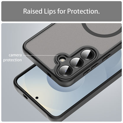 MagSafe-deksel for Samsung Galaxy S25+ S936, Techsuit, HaloFrost II, svart