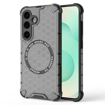 MagSafe-deksel for Samsung Galaxy S25+ S936, Techsuit, HoneyComb Shield, Svart
