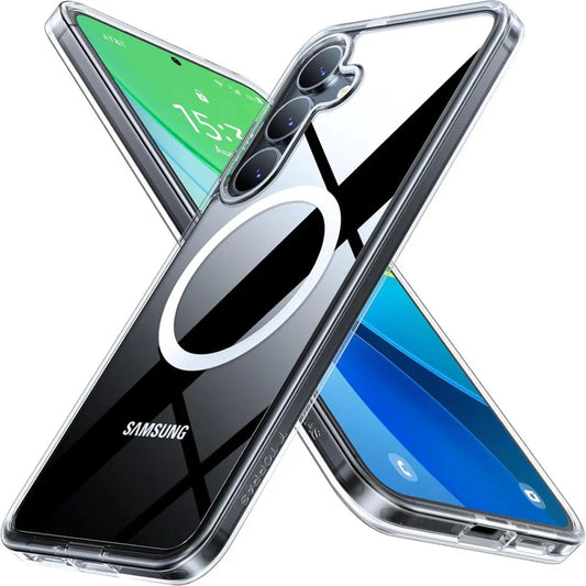 MagSafe-deksel for Samsung Galaxy S25+ S936, Torras, Guardian, Gjennomsiktig