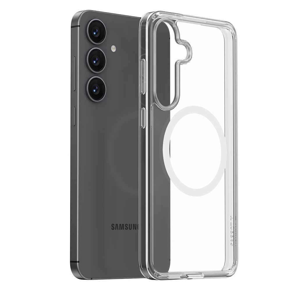 MagSafe-deksel for Samsung Galaxy S25+ S936, Torras, Guardian, Gjennomsiktig