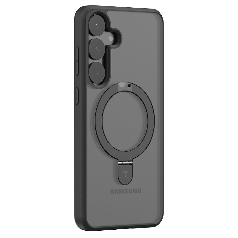 MagSafe-deksel for Samsung Galaxy S25+ S936, Torras, Ostand, Svart