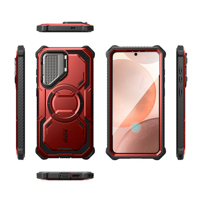 MagSafe-deksel for Samsung Galaxy S25 S931, i-Blason, ArmorBox, Rød