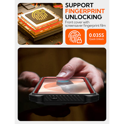 MagSafe-deksel for Samsung Galaxy S25 S931, i-Blason, ArmorBox, Rød