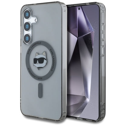 MagSafe-deksel for Samsung Galaxy S25 S931, Karl Lagerfeld, IML Choupette's Head, Svart