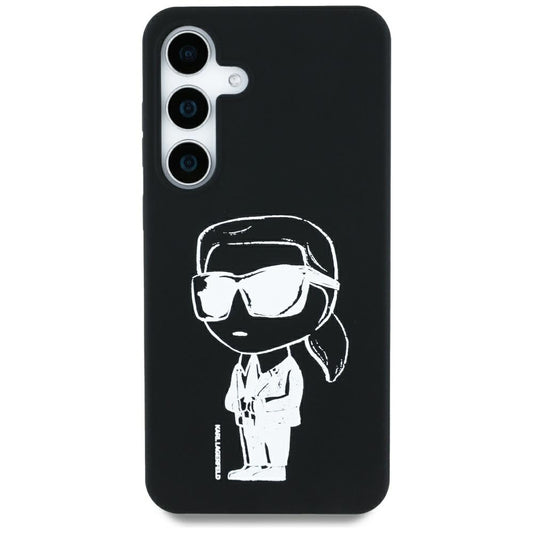 MagSafe-deksel for Samsung Galaxy S25 S931, Karl Lagerfeld, Silicone Graffiti, Svart