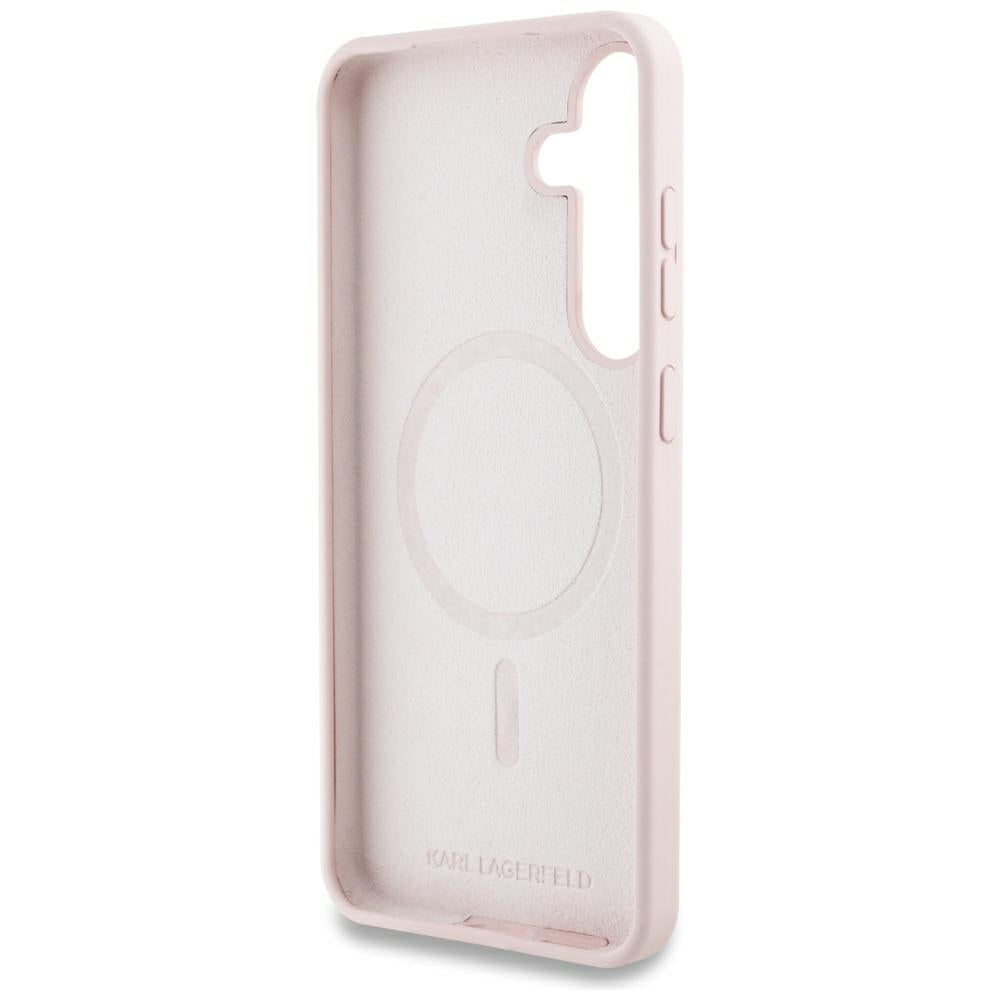 MagSafe-deksel for Samsung Galaxy S25 S931, Karl Lagerfeld, Silicone Graffiti, Rosa
