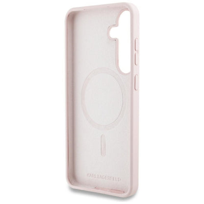 MagSafe-deksel for Samsung Galaxy S25 S931, Karl Lagerfeld, Silicone Graffiti, Rosa