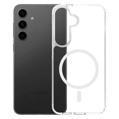 MagSafe-deksel for Samsung Galaxy S25 S931 / S24 S921, 3MK, Armor MagCase, Transparent