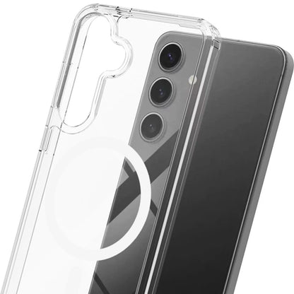 MagSafe-deksel for Samsung Galaxy S25 S931 / S24 S921, 3MK, Armor MagCase, Transparent