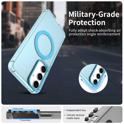 MagSafe-deksel for Samsung Galaxy S25 S931 / S24 S921, Techsuit, CandyCase, Blå