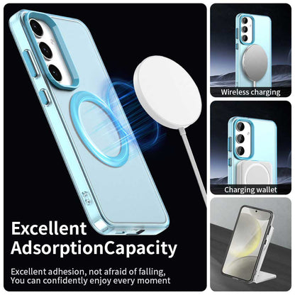 MagSafe-deksel for Samsung Galaxy S25 S931 / S24 S921, Techsuit, CandyCase, Blå