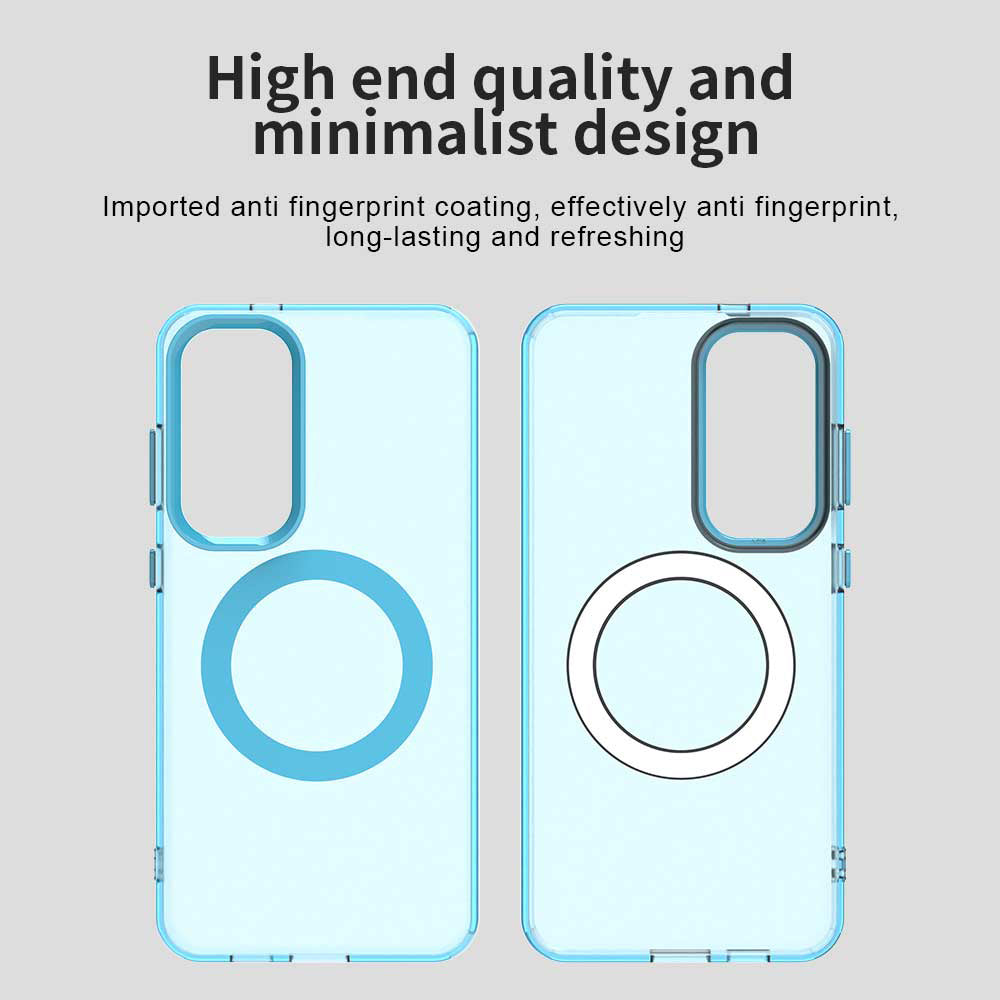 MagSafe-deksel for Samsung Galaxy S25 S931 / S24 S921, Techsuit, CandyCase, Blå