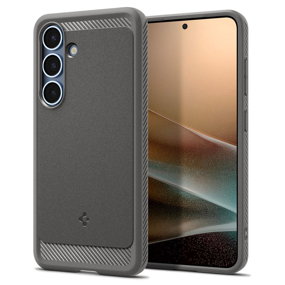 MagSafe-deksel for Samsung Galaxy S25 S931, Spigen, Rugged Armor, Grå ACS08999