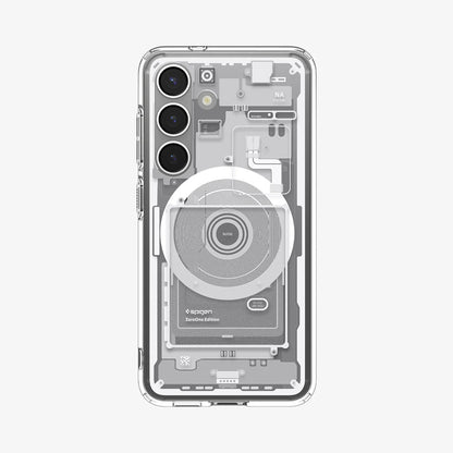 MagSafe-deksel for Samsung Galaxy S25 S931, Spigen, Ultra Hybrid Zero One, Hvit ACS09004