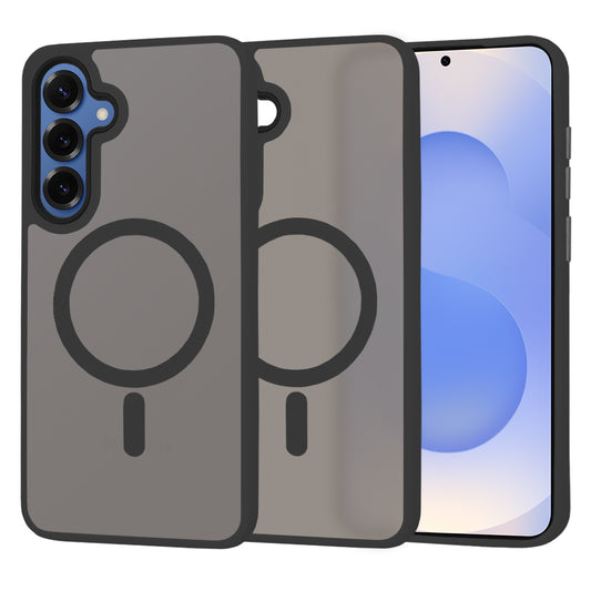 MagSafe-deksel for Samsung Galaxy S25 S931, Techsuit, HaloFrost, Svart