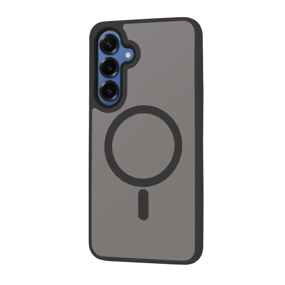 MagSafe-deksel for Samsung Galaxy S25 S931, Techsuit, HaloFrost, Svart