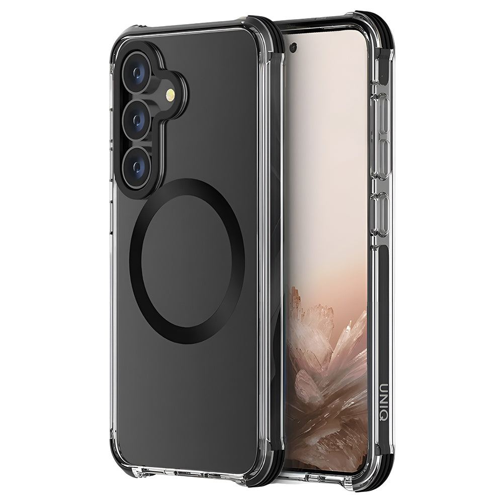 MagSafe-deksel for Samsung Galaxy S25 S931, UNIQ, Combat MagClick, Svart