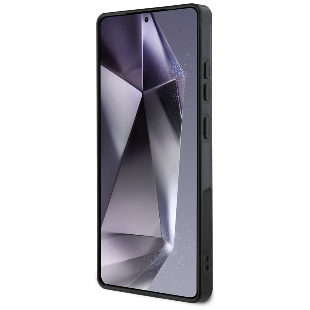 MagSafe-deksel for Samsung Galaxy S25 Ultra S938, Guess, IML Peony On 4G Background, Svart