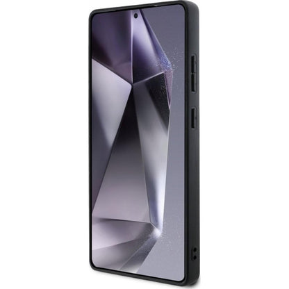 MagSafe-deksel for Samsung Galaxy S25 Ultra S938, Guess, Peony Grained Hot Stamp Triangle, Brun