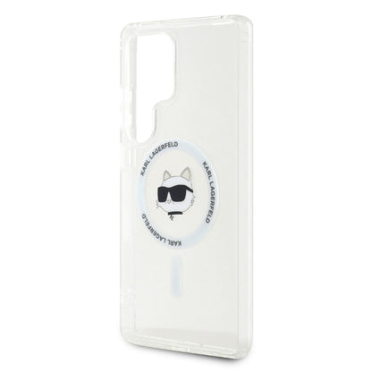 MagSafe-deksel for Samsung Galaxy S25 Ultra S938, Karl Lagerfeld, IML Choupette's Head, Hvit