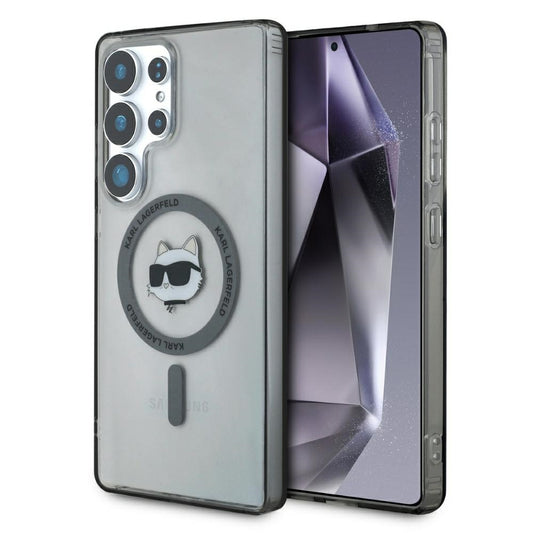 MagSafe-deksel for Samsung Galaxy S25 Ultra S938, Karl Lagerfeld, IML Choupette's Head, Svart