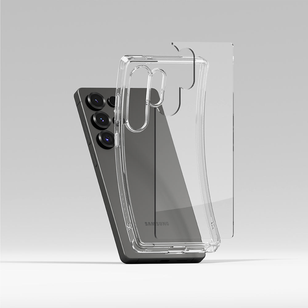 MagSafe-deksel for Samsung Galaxy S25 Ultra S938, Ringke, Fusion, Transparent