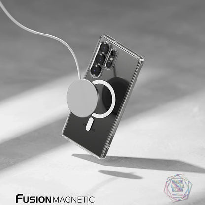 MagSafe-deksel for Samsung Galaxy S25 Ultra S938, Ringke, Fusion, Matt Transparent