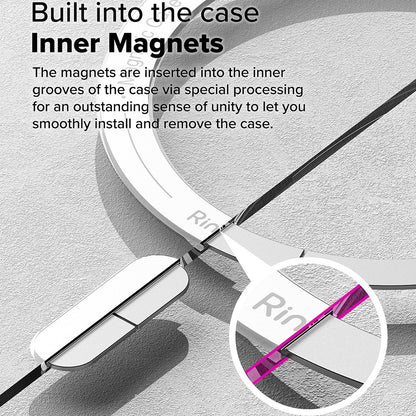 MagSafe-deksel for Samsung Galaxy S25 Ultra S938, Ringke, Fusion, Matt Transparent