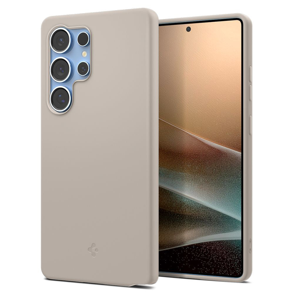 MagSafe-deksel for Samsung Galaxy S25 Ultra S938, Spigen, Silicone Fit, Beige