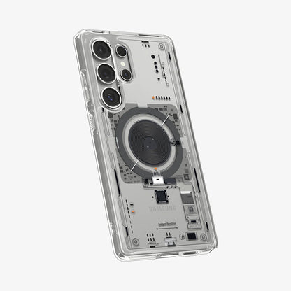 MagSafe-deksel for Samsung Galaxy S25 Ultra S938, Spigen, Ultra Hybrid Neo One, Gjennomsiktig